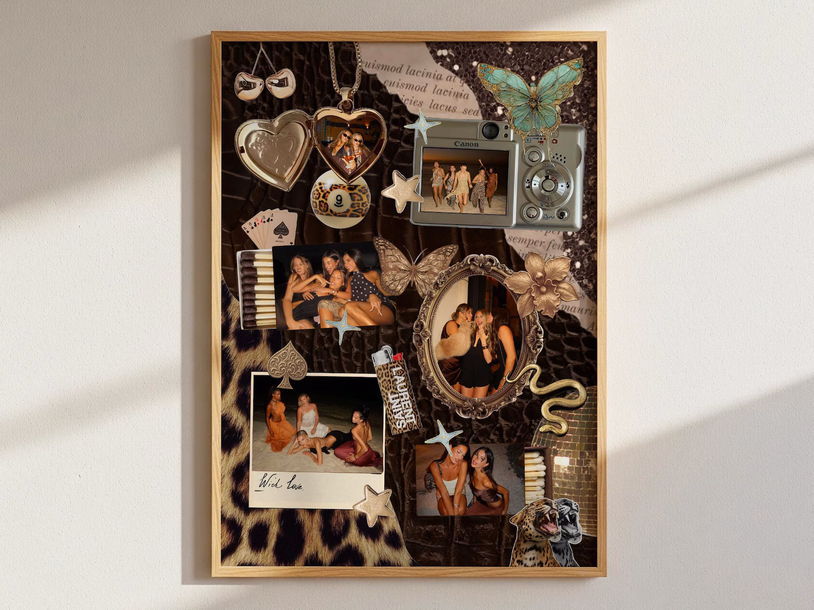 Friends Collage Brown